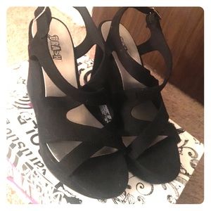 Cute strappy wedge
